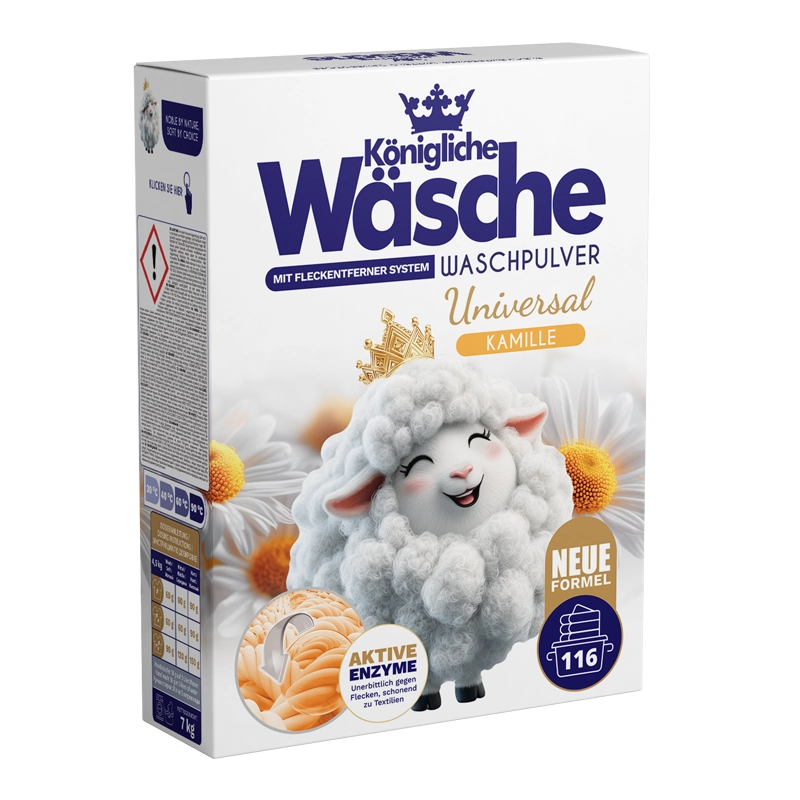 Königliche Wäsche Universal Kamille - uniwersalny proszek do prania - 7 kg BOX