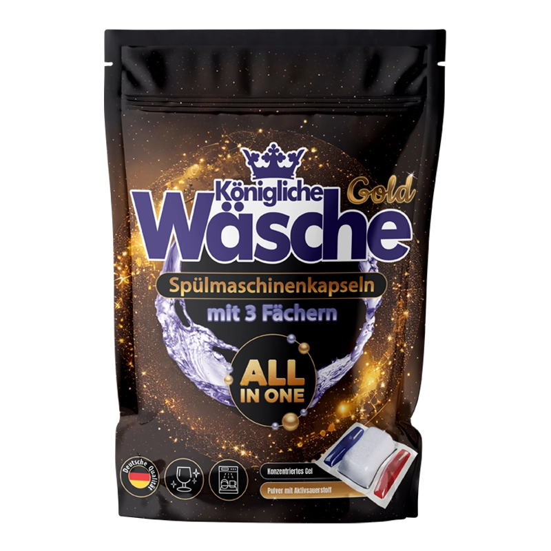 Königliche Wäsche GOLD - tabletki do zmywarki 27 szt. - 27 szt. x 14 g