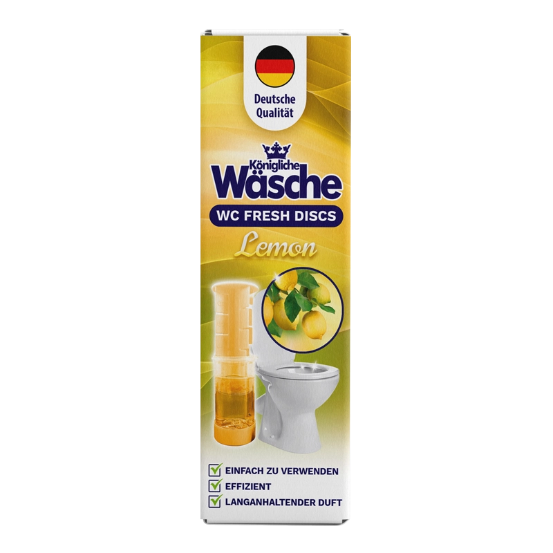 Königliche Wäsche Fresh Discs - krążki do WC 60 ml - Lemon 60 ml