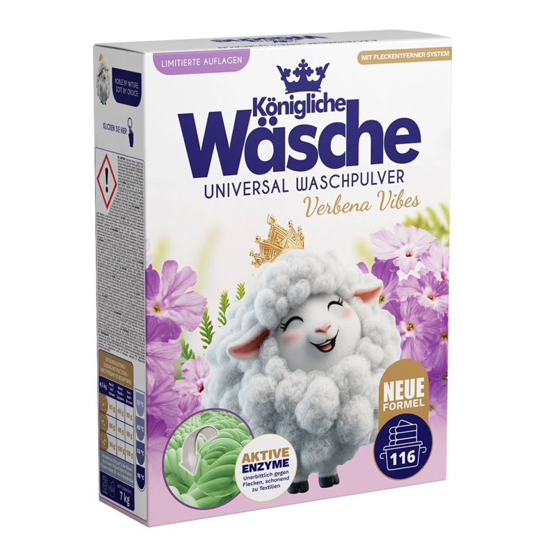Königliche Wäsche Universal Verbena Vibes - uniwersalny proszek do prania - 7 kg BOX